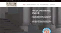 Desktop Screenshot of farnsworthlawoffices.com