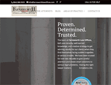 Tablet Screenshot of farnsworthlawoffices.com